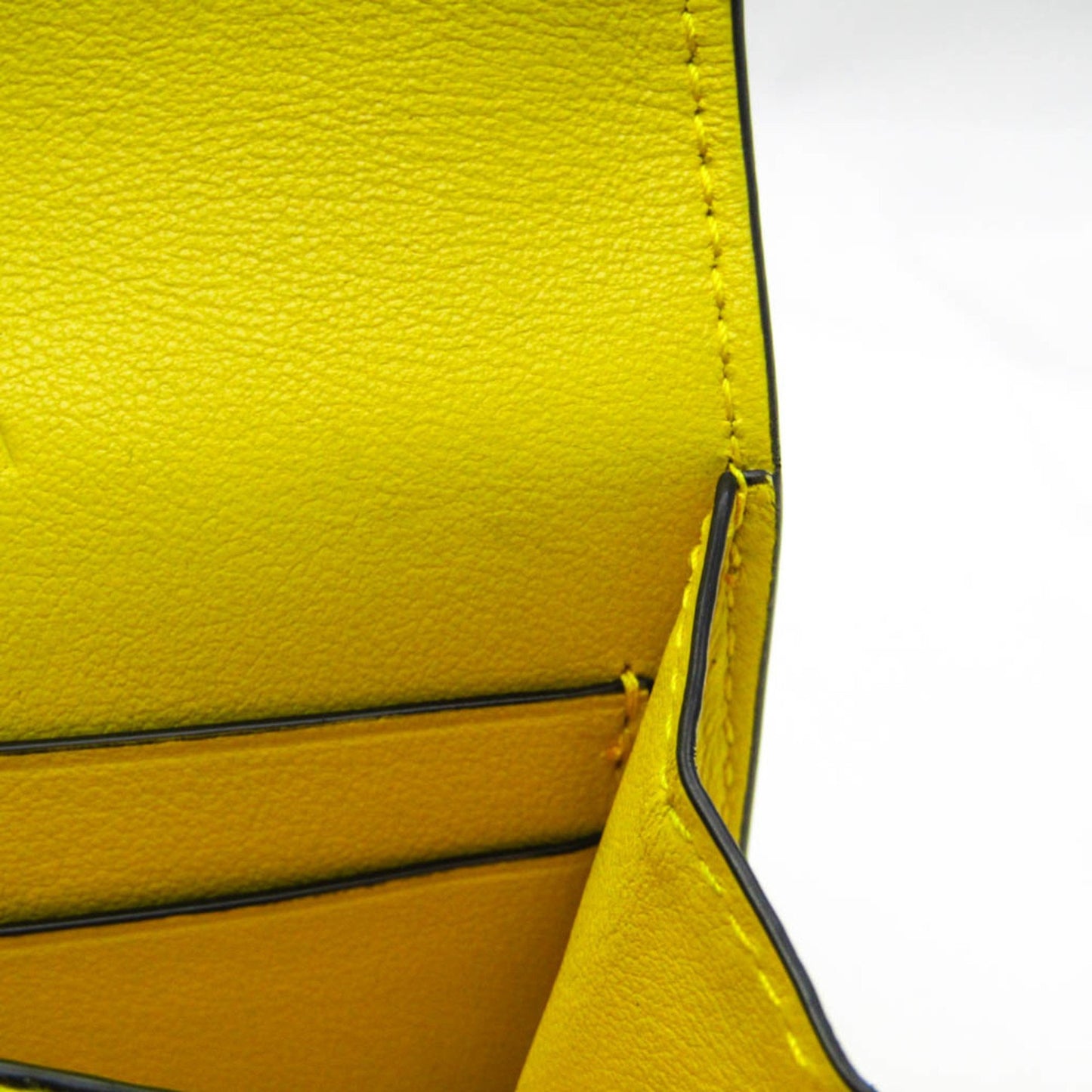 Bottega Veneta Yellow Leather Intrecciato