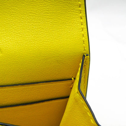 Bottega Veneta Yellow Leather Intrecciato