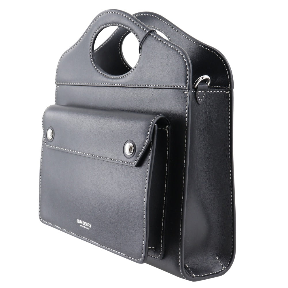 Burberry Black Leather Handbag