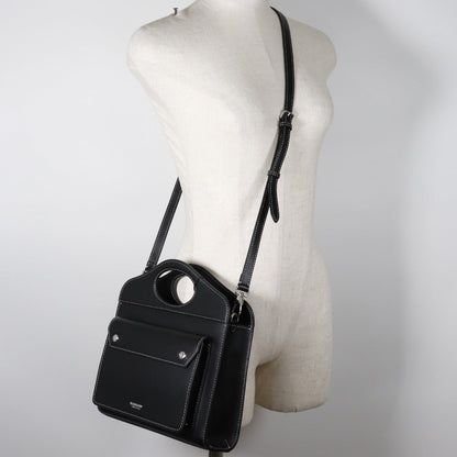 Burberry Black Leather Handbag
