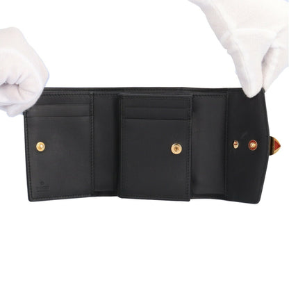 Gucci Black Leather Sylvie