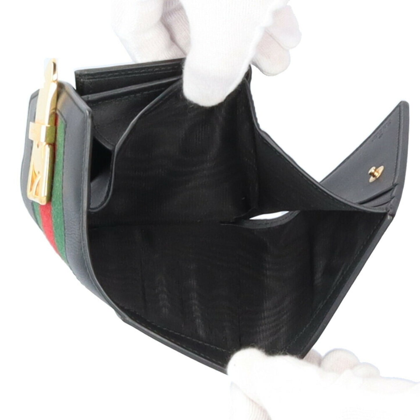 Gucci Black Leather Sylvie