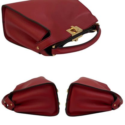 Fendi Red Leather Peekaboo