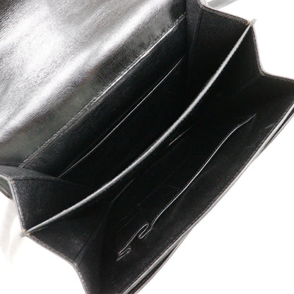 Hermès Black Leather Chaine D'ancre