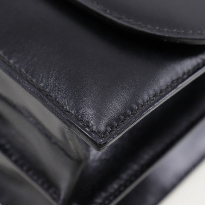 Hermès Black Leather Chaine D'ancre