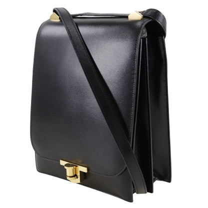 Hermès Black Leather Chaine D'ancre