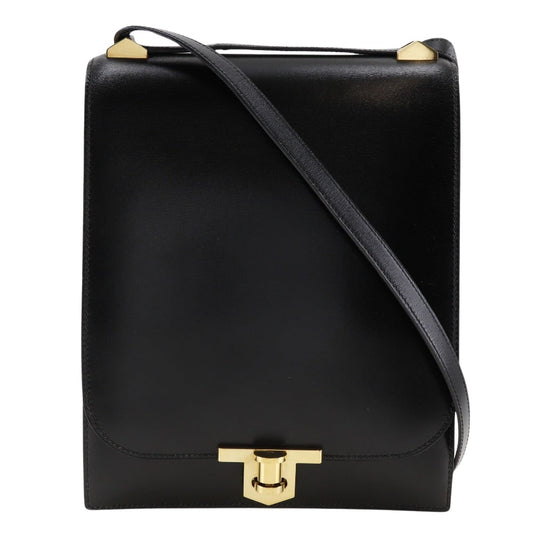 Hermès Black Leather Chaine D'ancre
