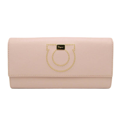 Salvatore Ferragamo Pink Leather Gancini