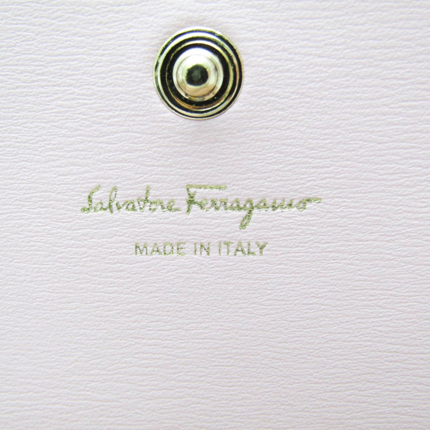 Salvatore Ferragamo Pink Leather Gancini