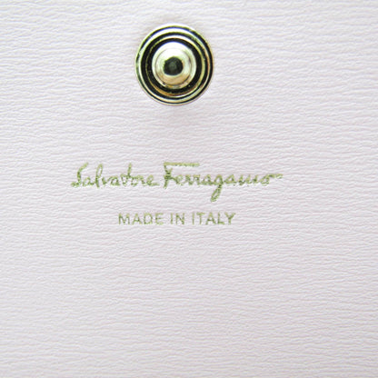 Salvatore Ferragamo Pink Leather Gancini