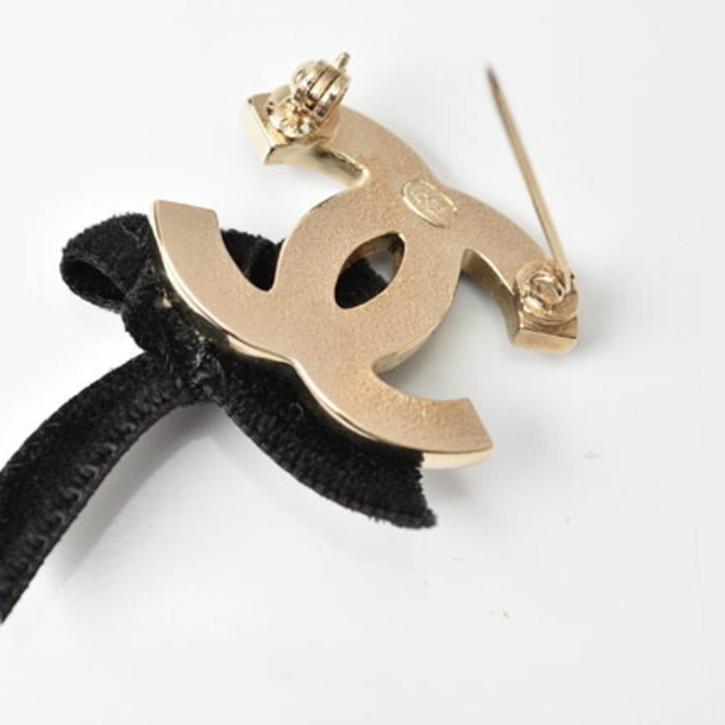 Chanel Gold Metal Brooch