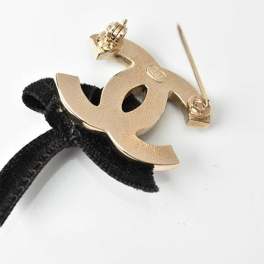 Chanel Gold Metal Brooch