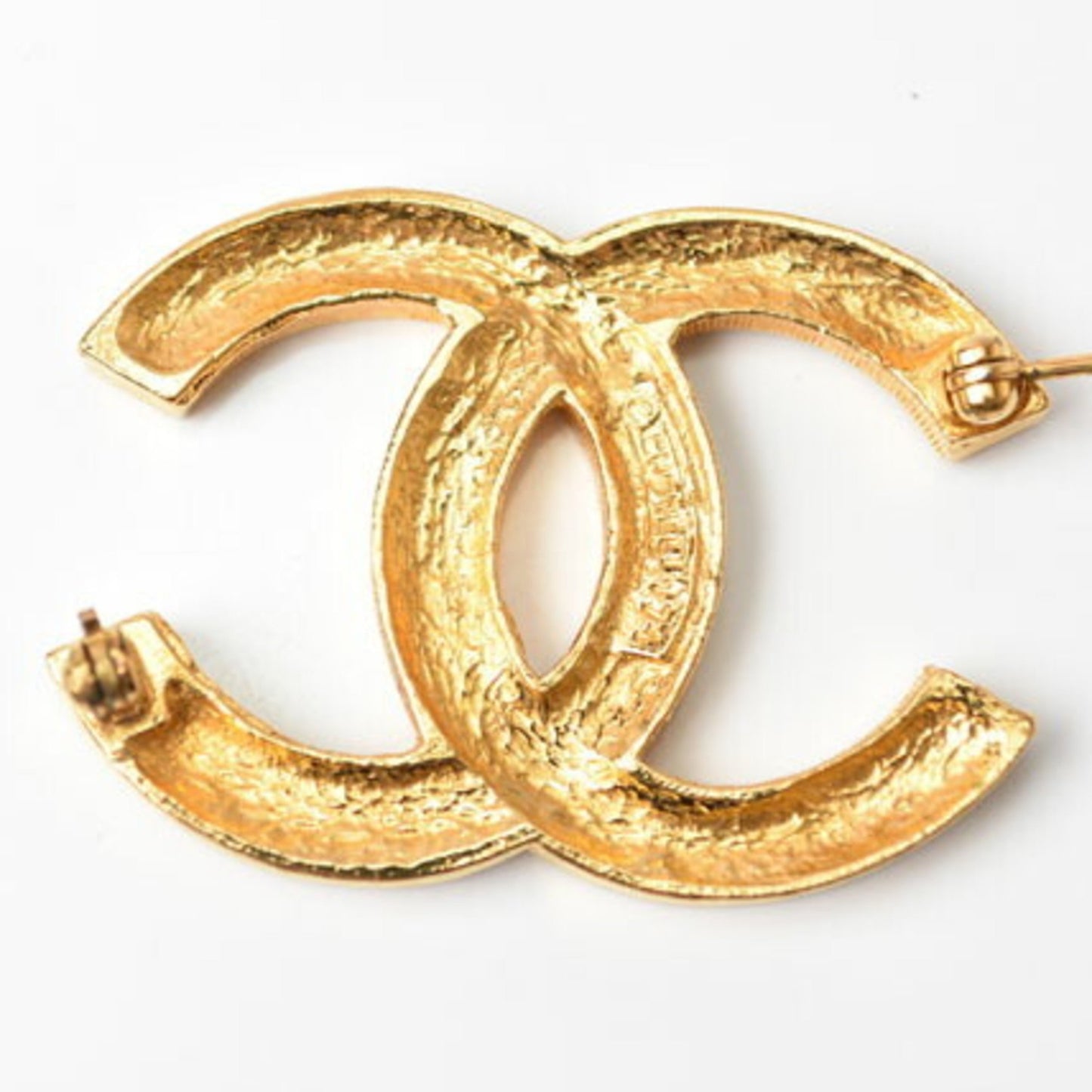 Chanel Gold Metal Brooch