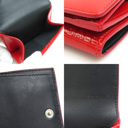 Balenciaga Red Patent Leather Wallet