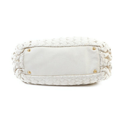 Miu Miu White Leather Handbag