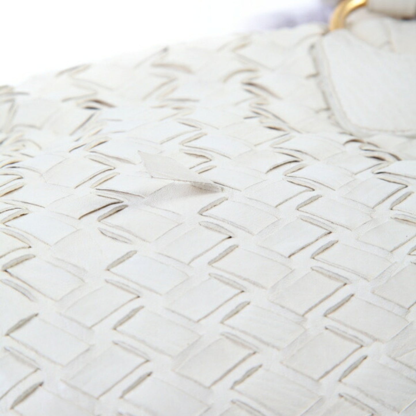 Miu Miu White Leather Handbag