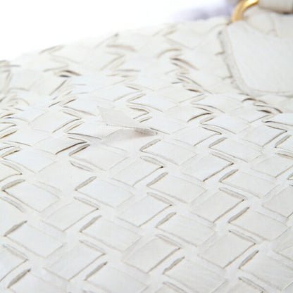 Miu Miu White Leather Handbag