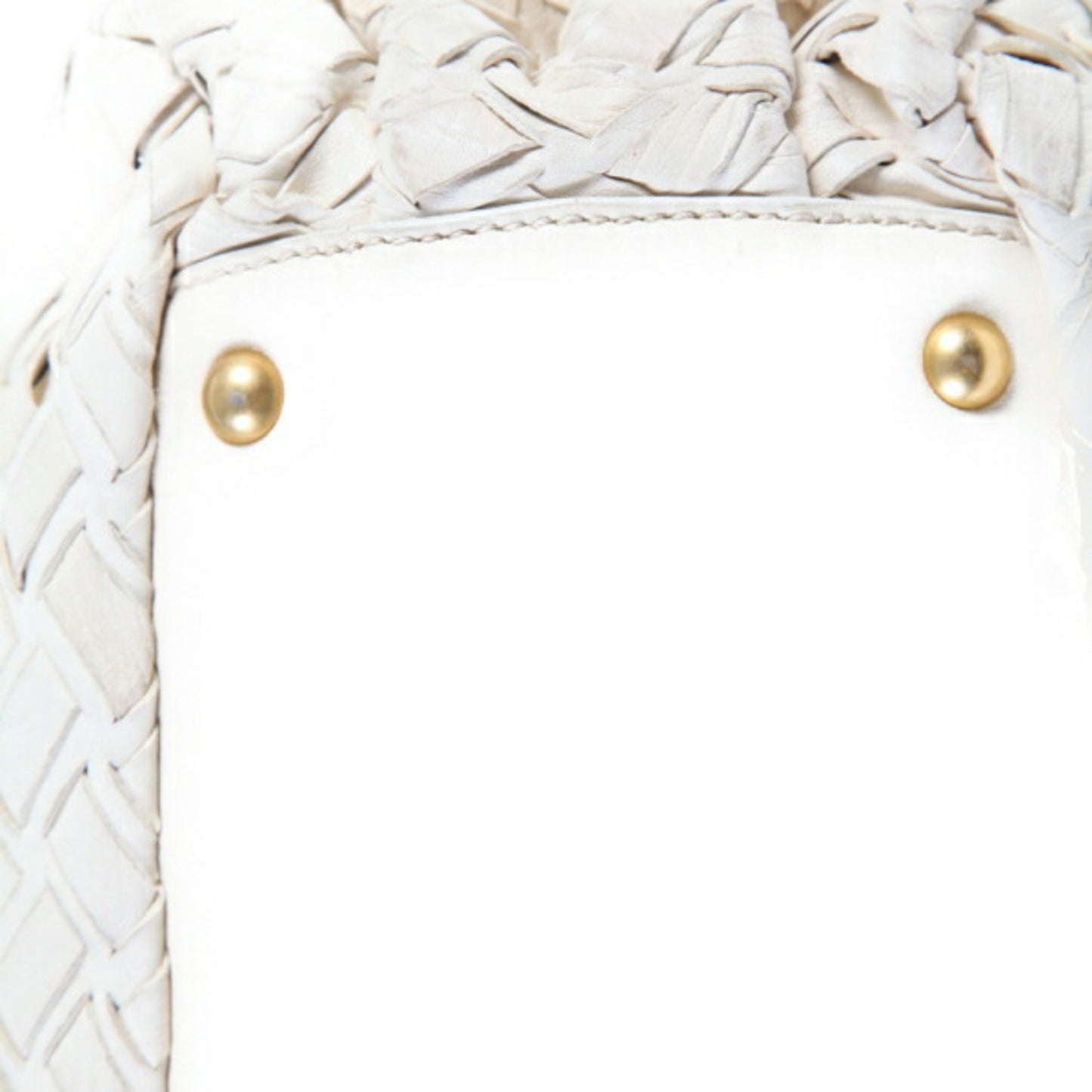 Miu Miu White Leather Handbag
