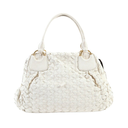 Miu Miu White Leather Handbag