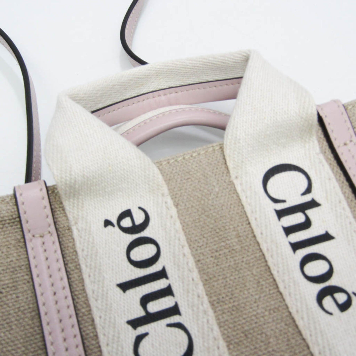 Chloé Brown Canvas Woody