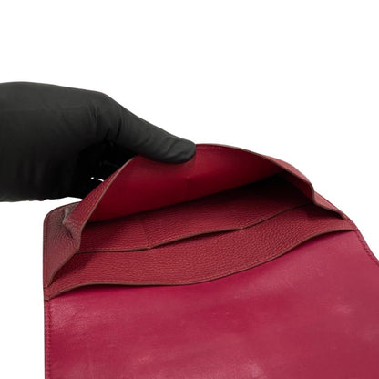 Hermès Red Leather Dogon