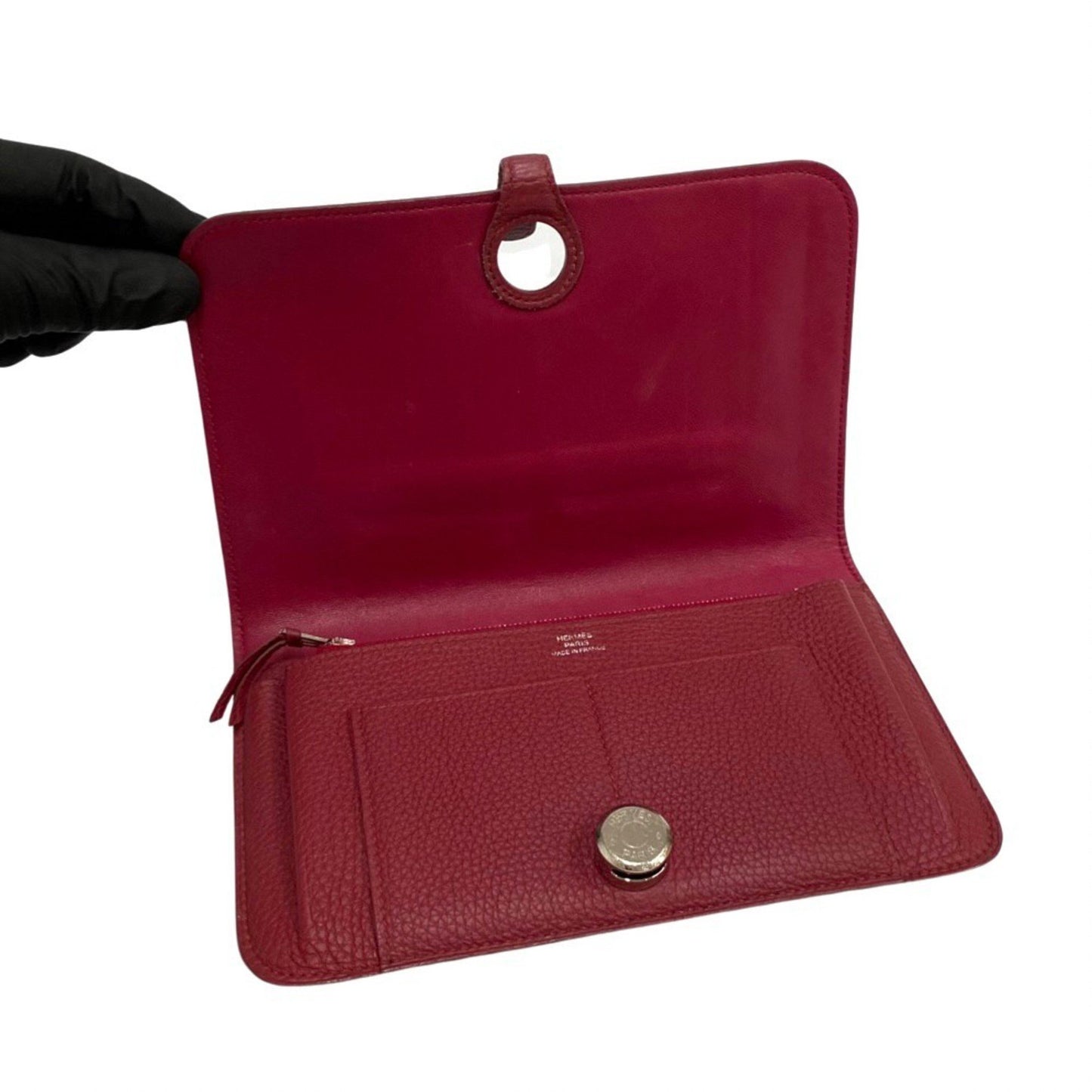 Hermès Red Leather Dogon