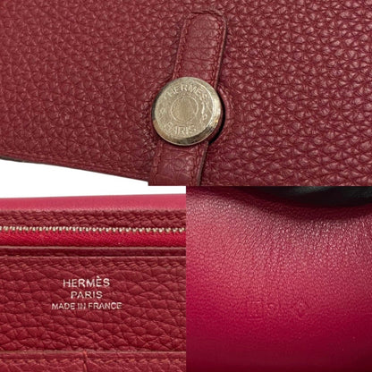Hermès Red Leather Dogon
