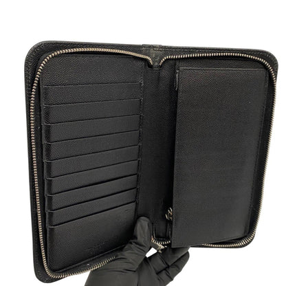 Saint Laurent Black Leather Wallet