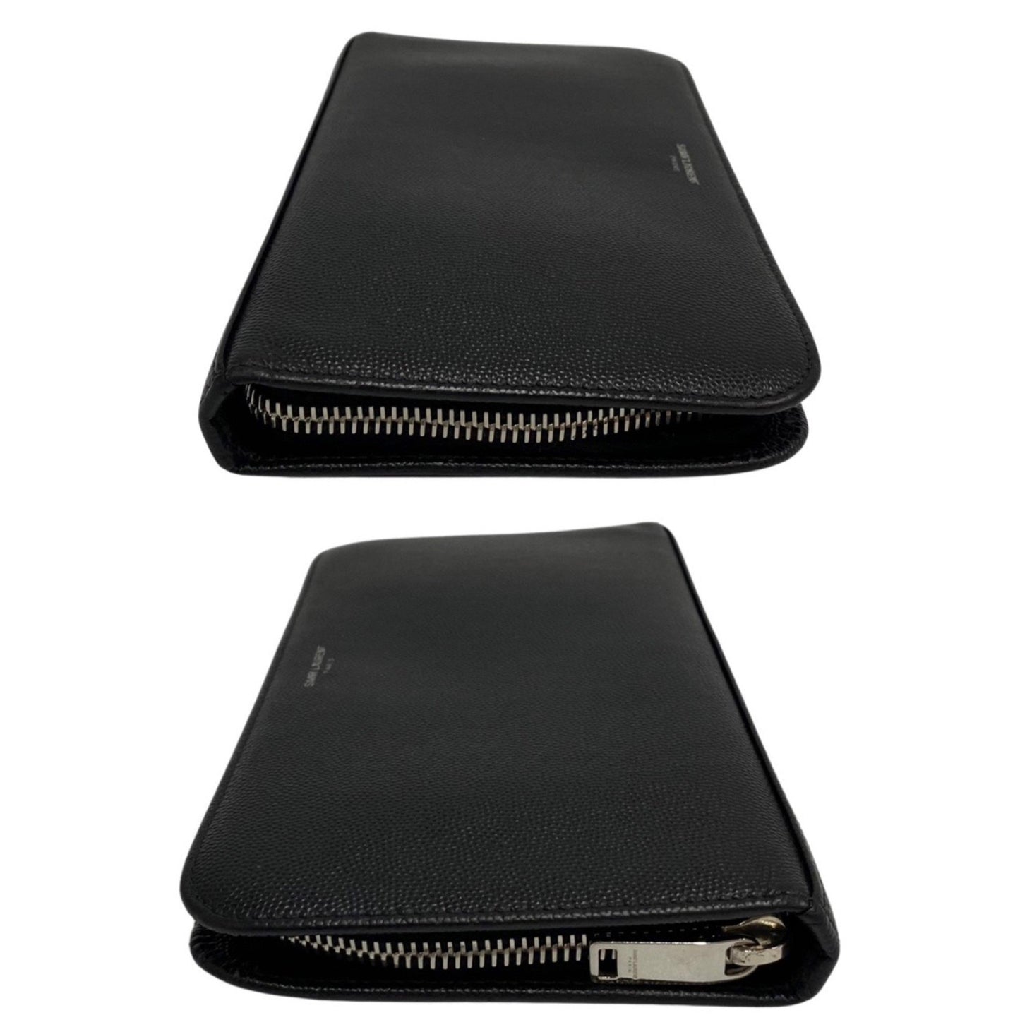 Saint Laurent Black Leather Wallet