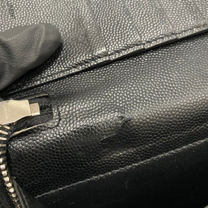 Saint Laurent Black Leather Wallet