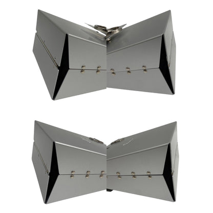 Salvatore Ferragamo Silver Metal Gancini