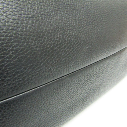 Valentino Garavani Black Leather Lock