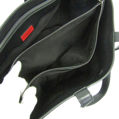 Valentino Garavani Black Leather Lock