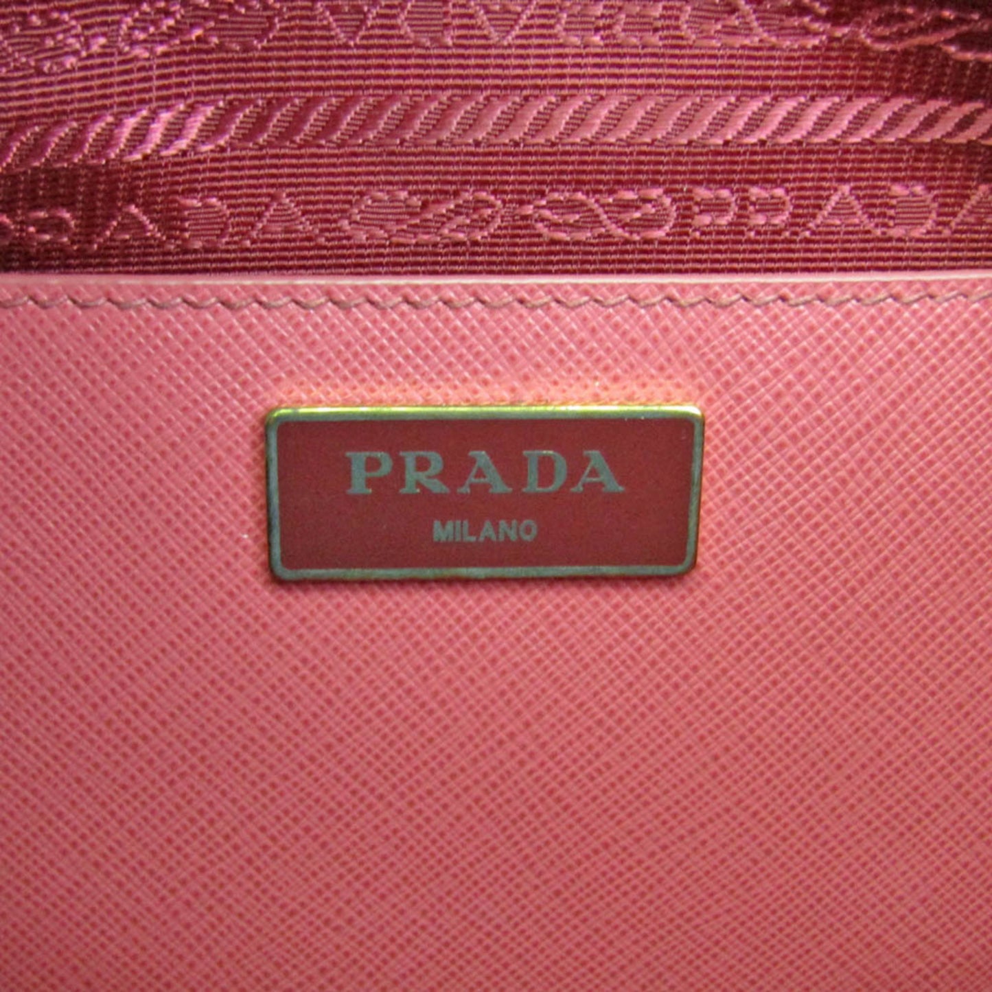 Prada Pink Leather Saffiano