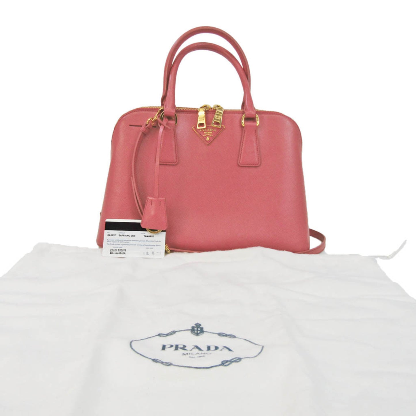 Prada Pink Leather Saffiano