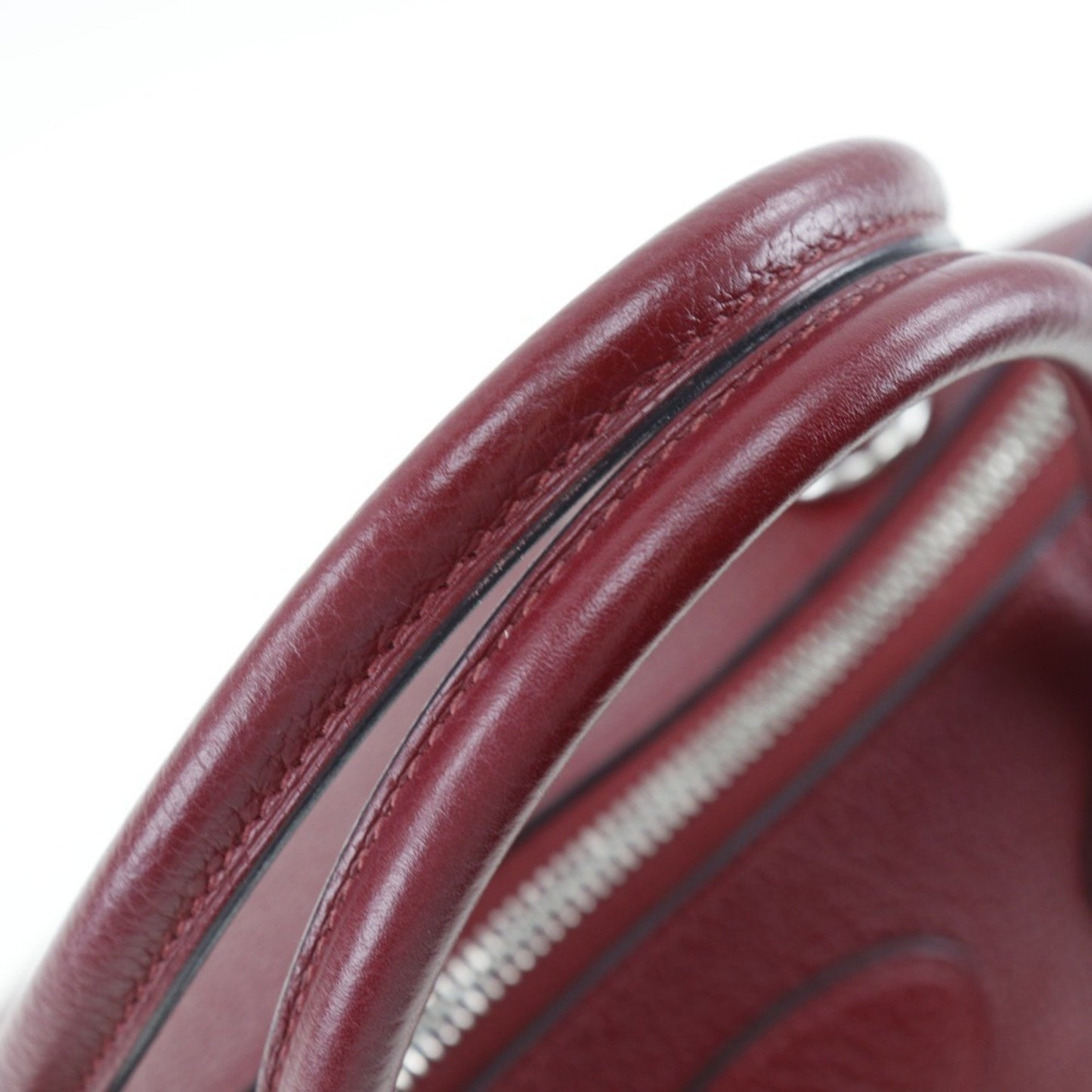 Hermès Red Leather Bolide