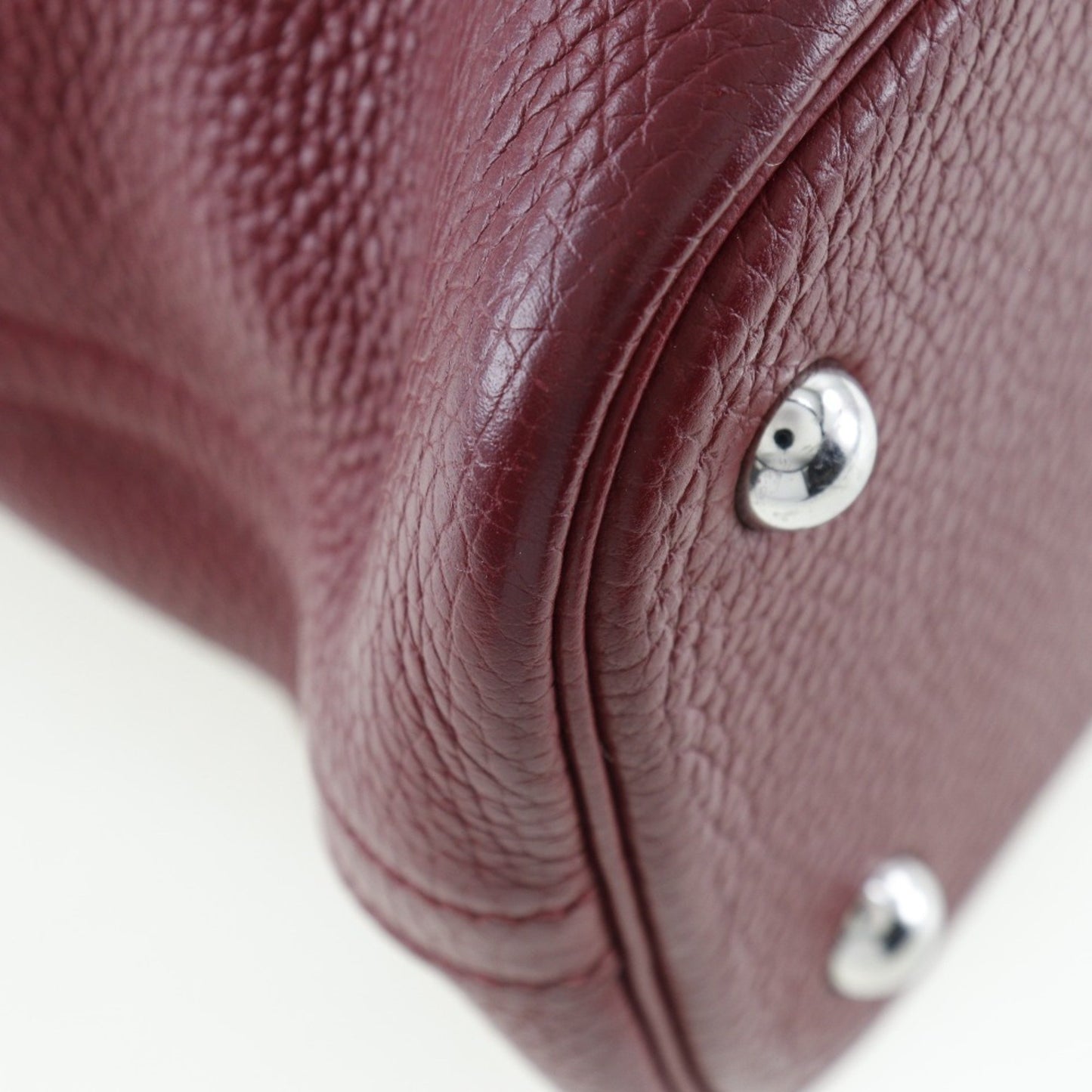 Hermès Red Leather Bolide