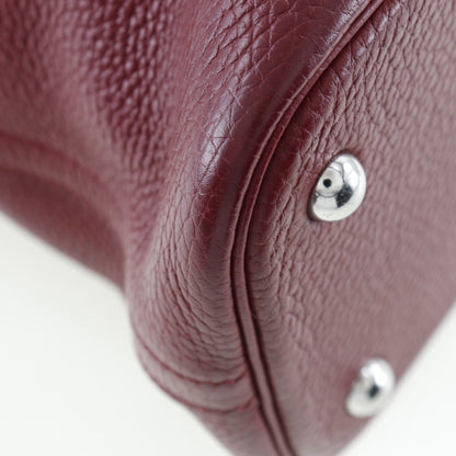 Hermès Red Leather Bolide