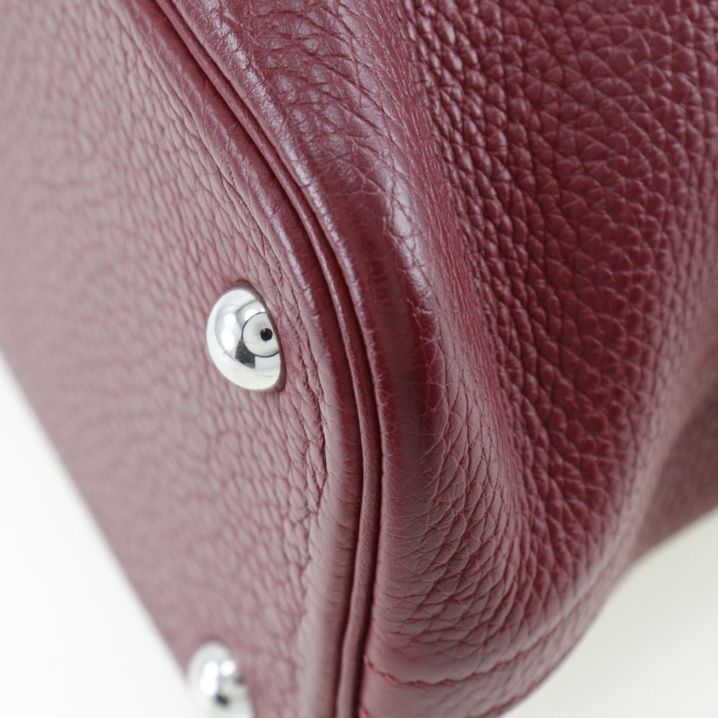 Hermès Red Leather Bolide