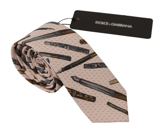 Dolce & Gabbana Elegant Silk Bow Tie For Suave Evenings
