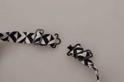 Dolce & Gabbana Elegant Silk Black Tie For The Dapper Gentleman