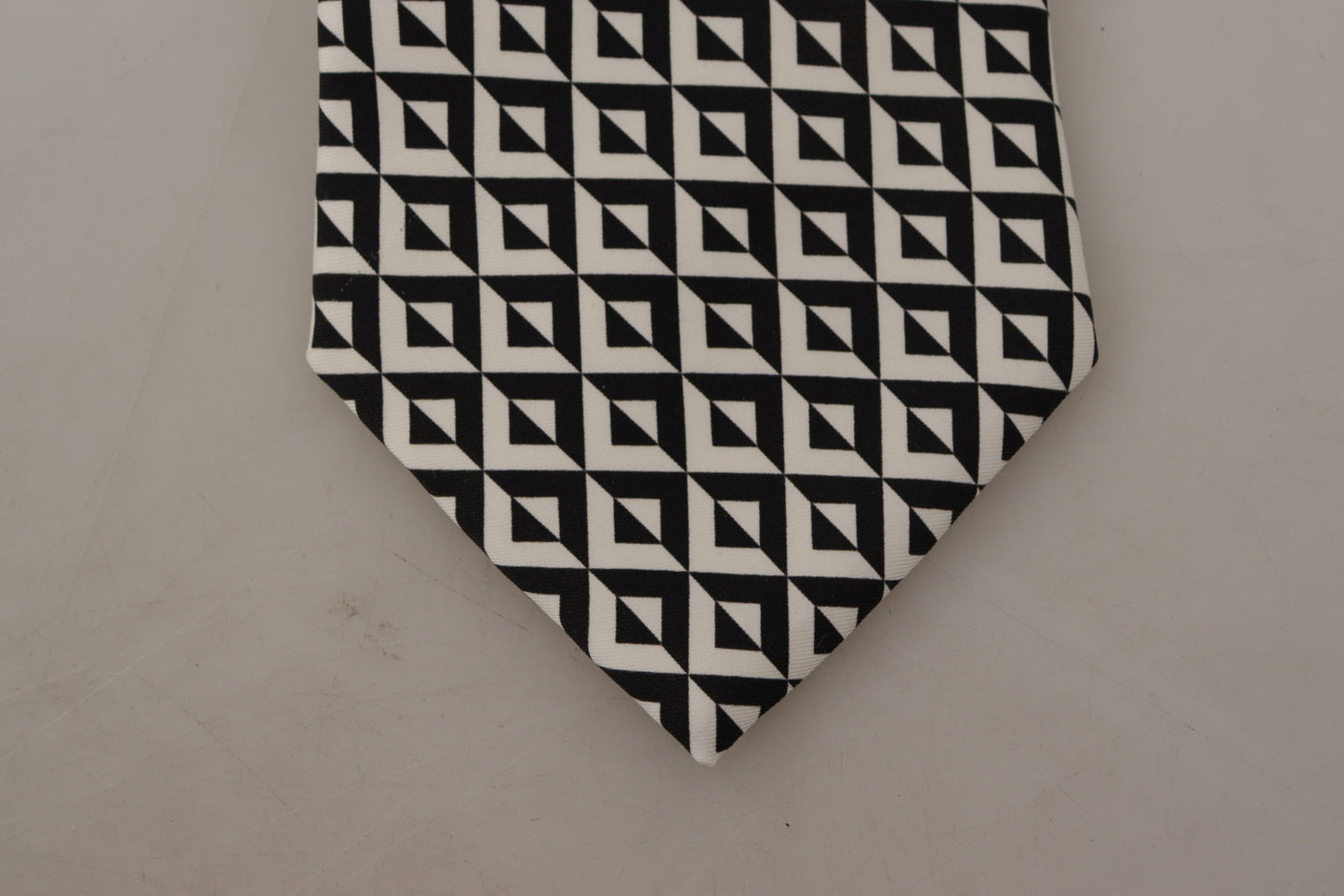 Dolce & Gabbana Elegant Silk Black Tie For The Dapper Gentleman