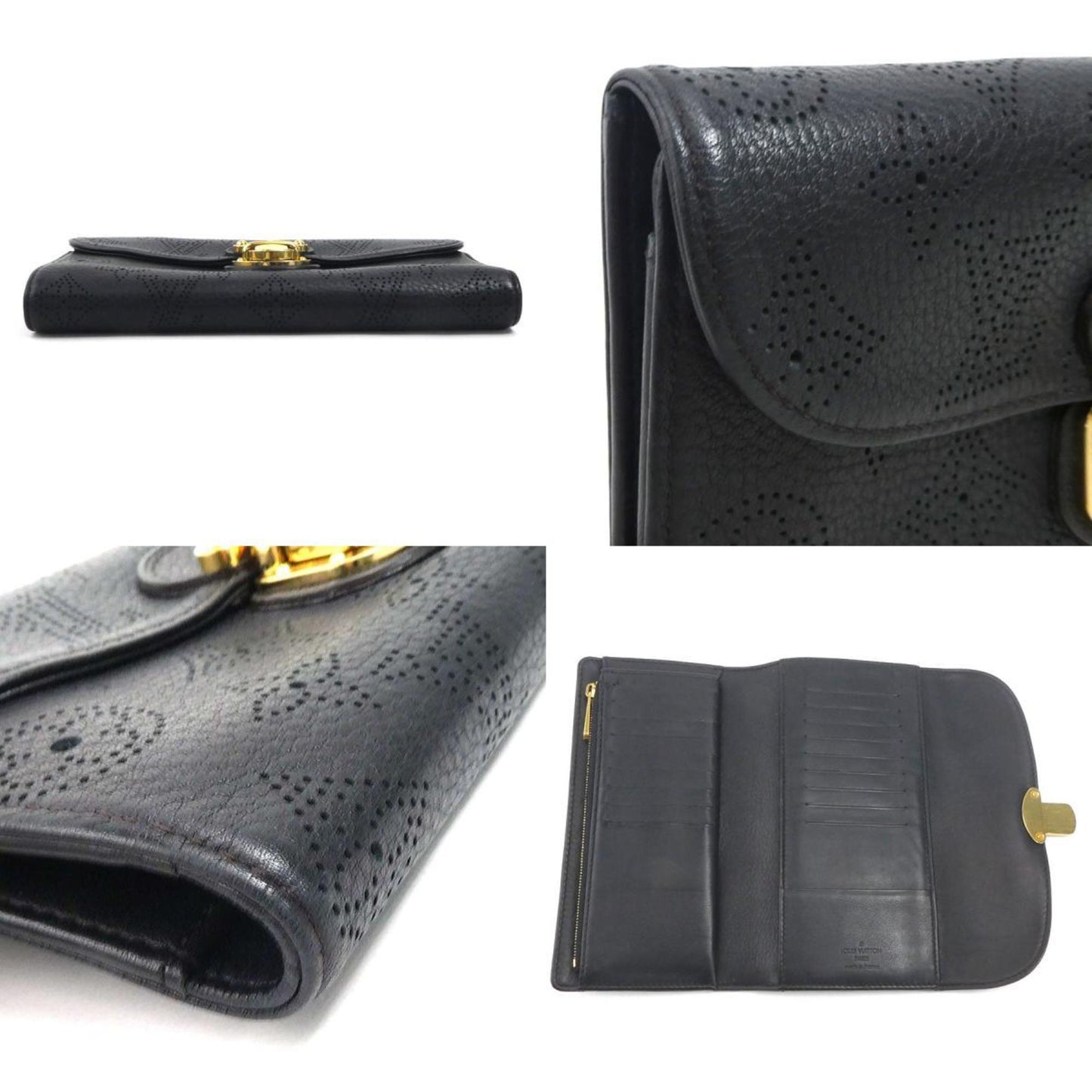 Louis Vuitton Black Leather Amelia