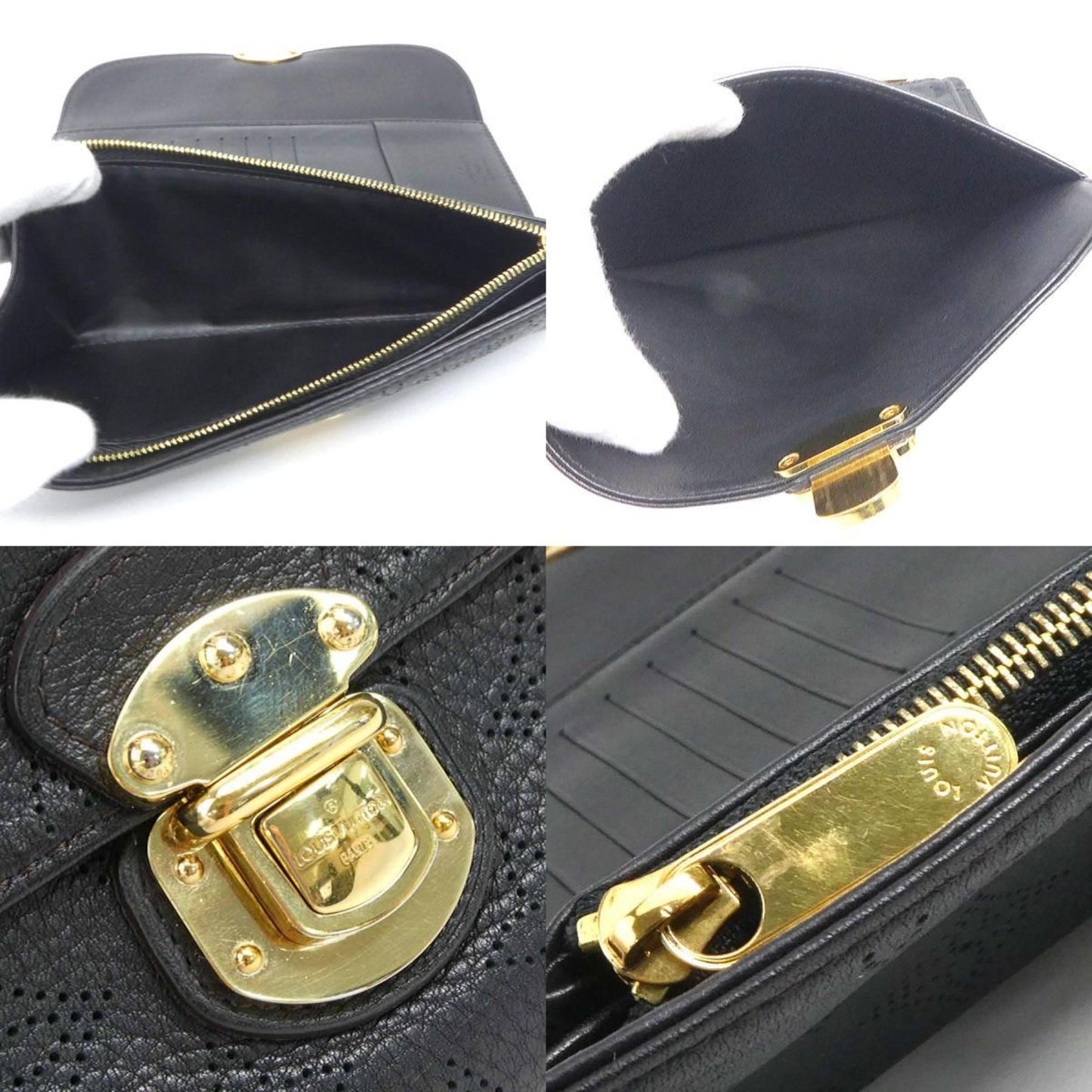 Louis Vuitton Black Leather Amelia