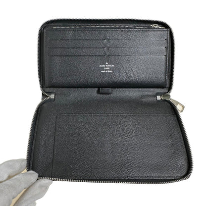 Louis Vuitton Black Canvas Zippy Organizer