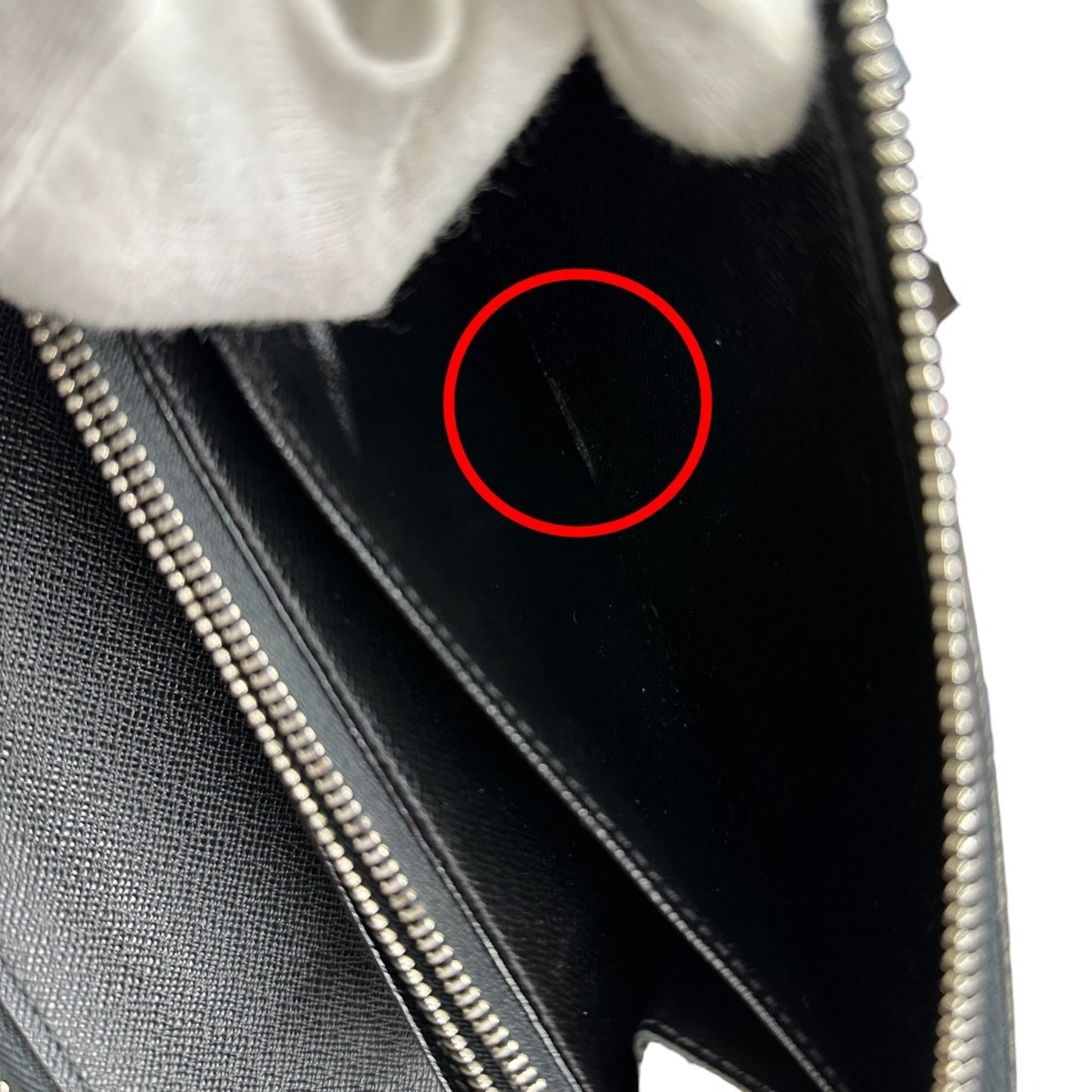 Louis Vuitton Black Canvas Zippy Organizer