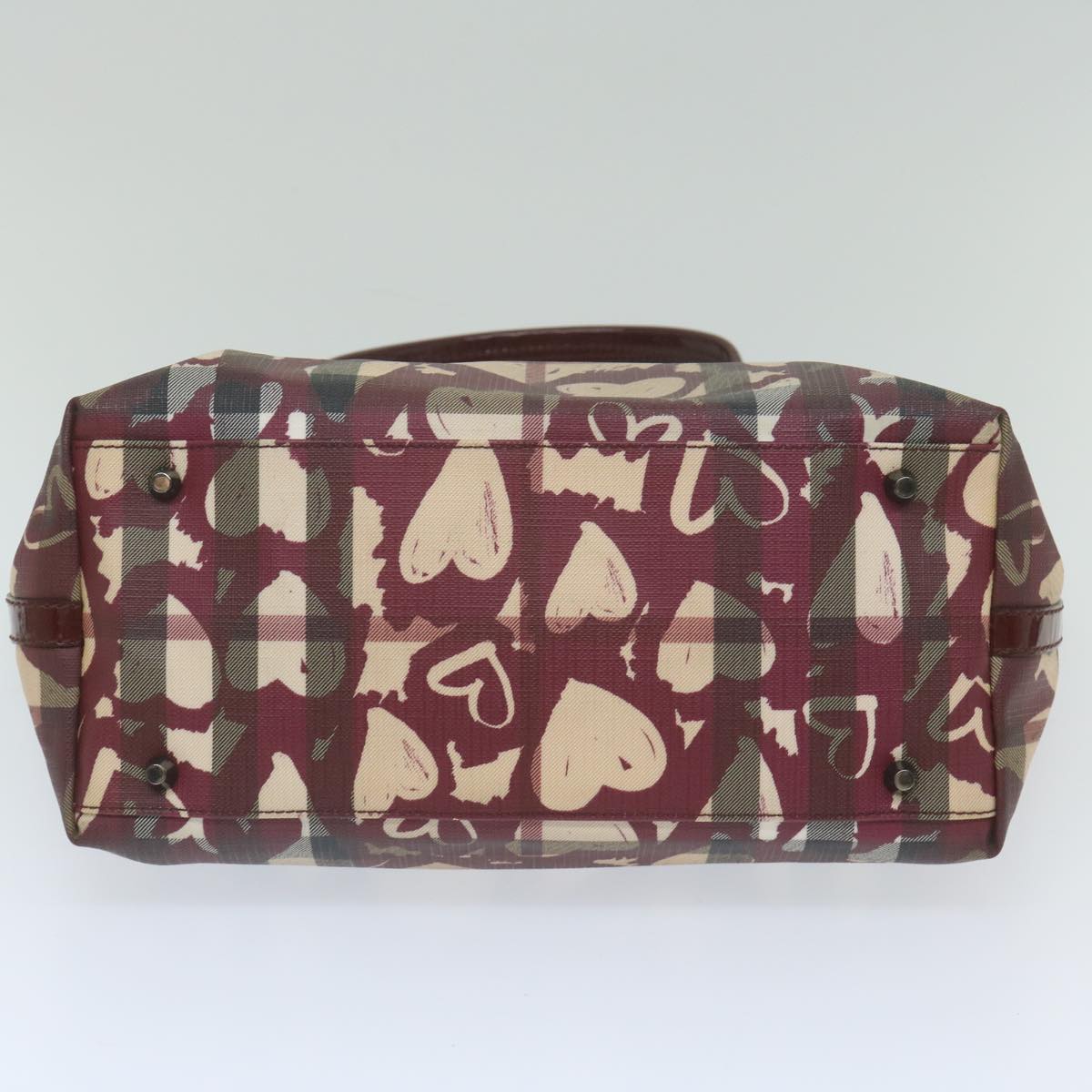 Burberry Red Canvas Nova Check