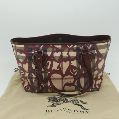 Burberry Red Canvas Nova Check