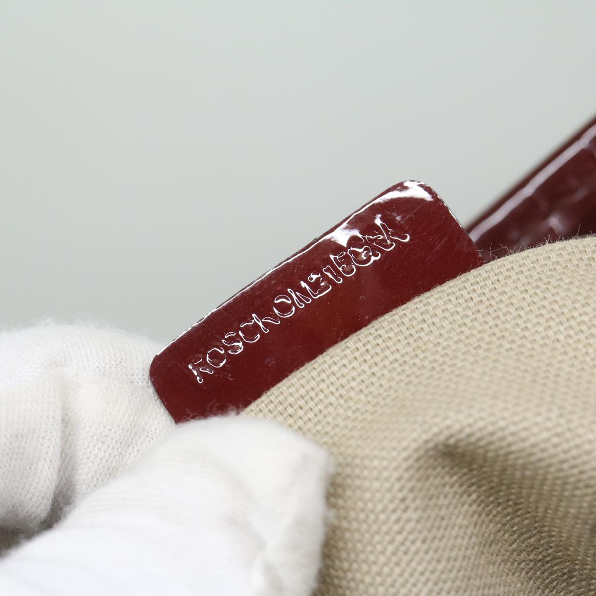 Burberry Red Canvas Nova Check