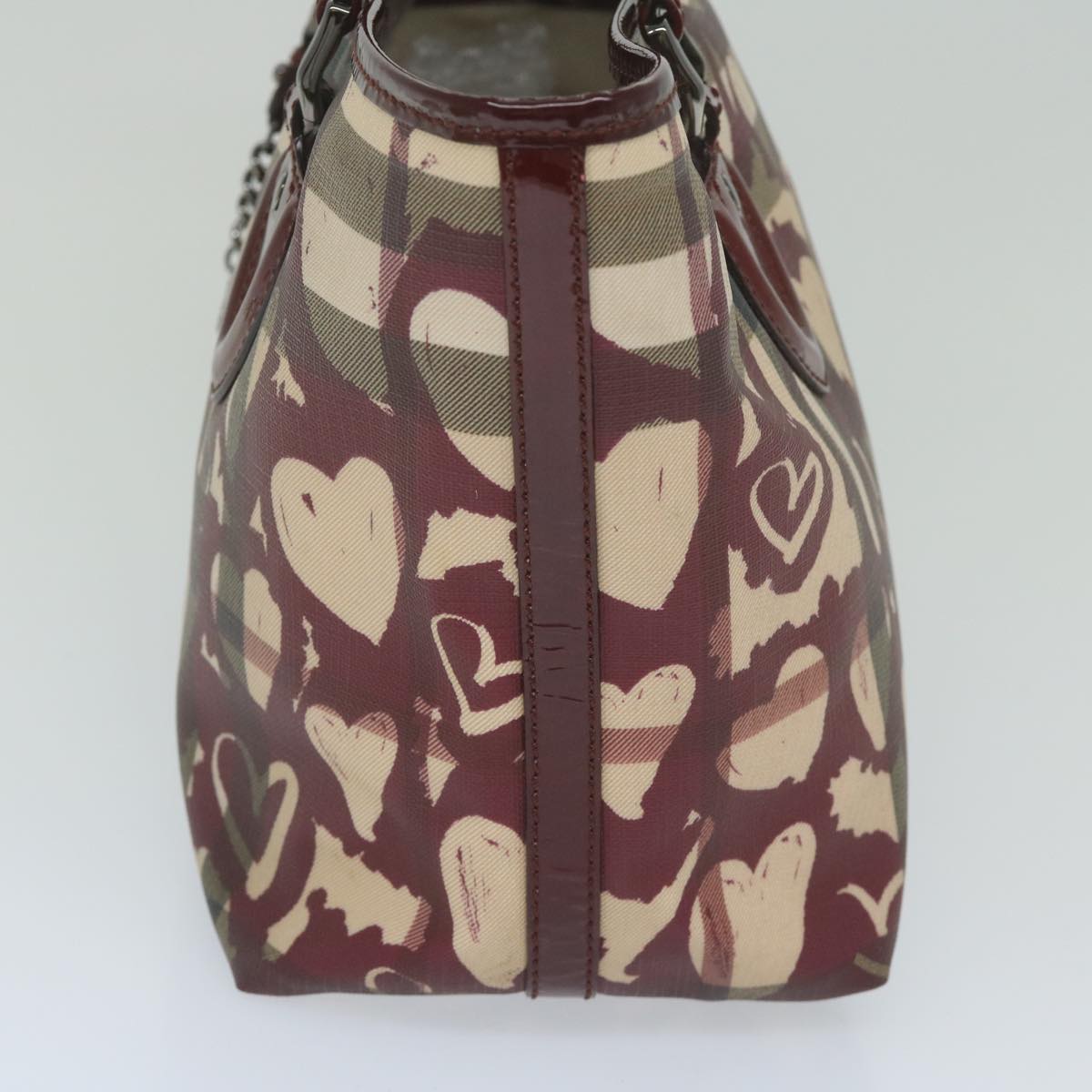 Burberry Red Canvas Nova Check